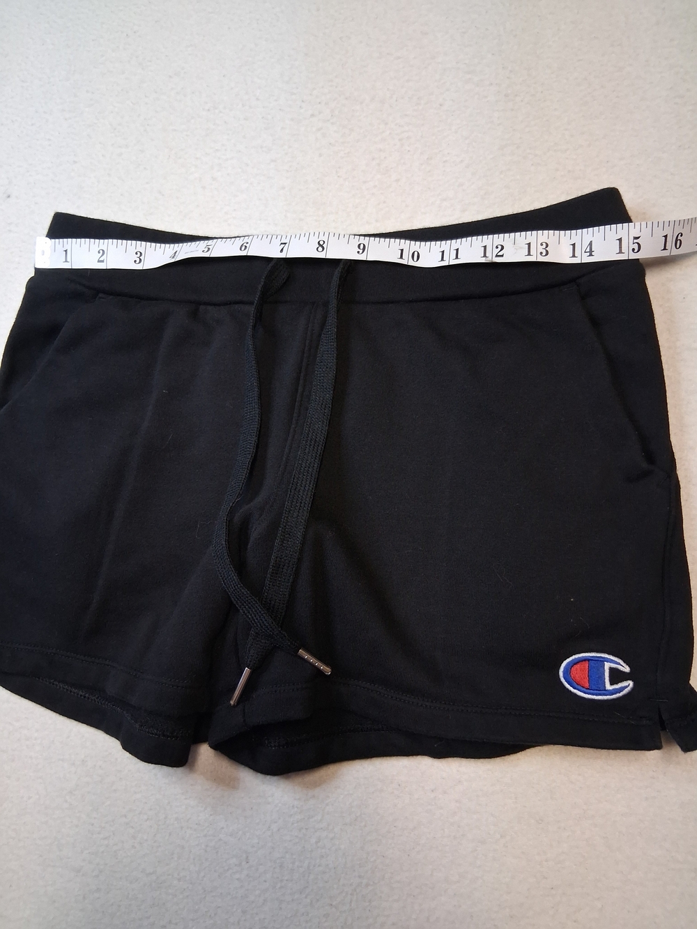 Champion Black Logo Lounge Shorts - Picture 3 of 6